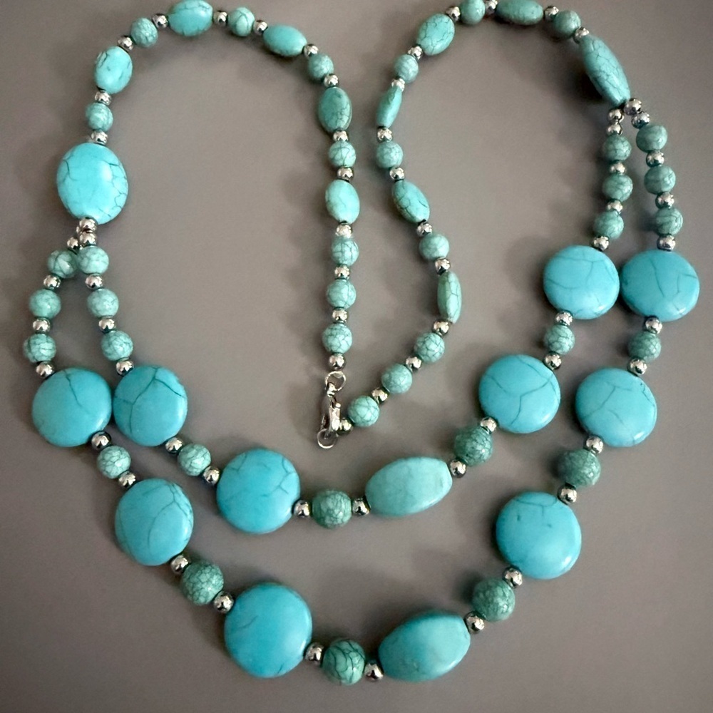 Turquoise Beaded Necklace